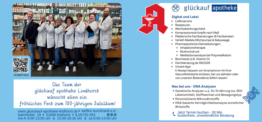 Logo Glückauf Apotheke Lindhorst